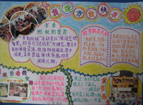 读书手抄报(简单,漂亮,带图片)