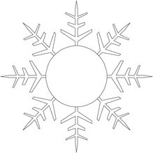 雪花简笔画图片雪花简笔画图片大全集简单