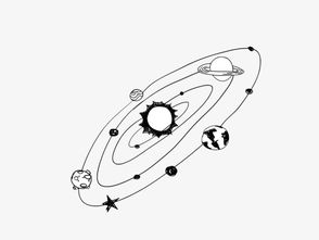 太阳系简笔画