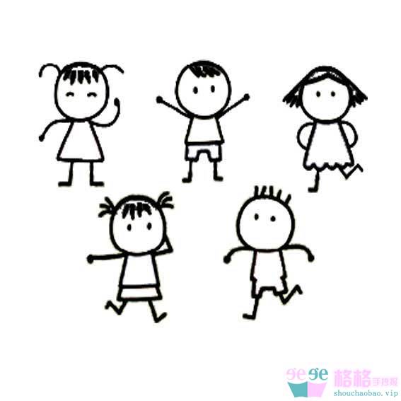 小人的简笔画