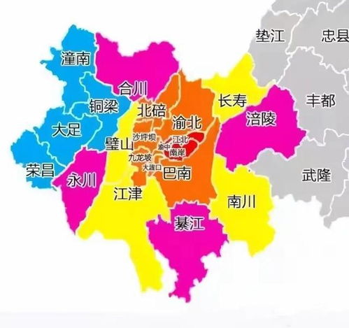 重庆主城区排名重庆主城区域排名