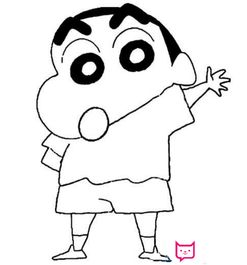 蜡笔小新怎么画简笔画可爱蜡笔小新怎么画简单又可爱