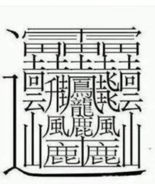 笔画最多的字,笔画最多的一个汉字172画