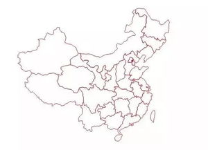 中国地图简笔画中国地图简笔画轮廓