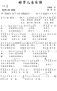 歌曲原唱:林子祥 填词:黄沾 谱曲:古曲《将军令》 编曲:鲍比达 傲气