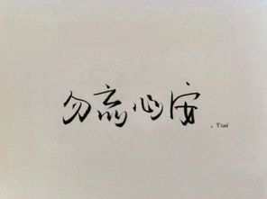 勿忘心安是什么意思?