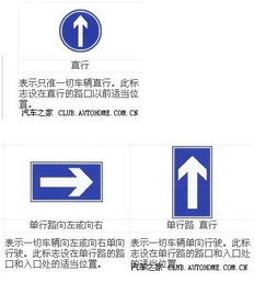 单行道交通标志是什么?