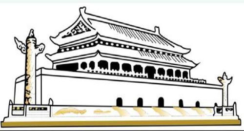 画天安门北京天安城门画画