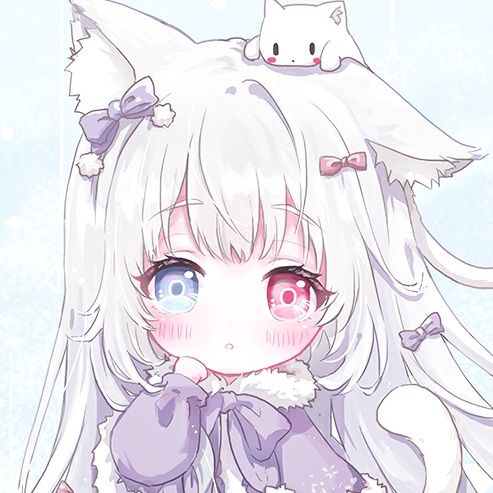 大眼呆萌卡通头像女生大全