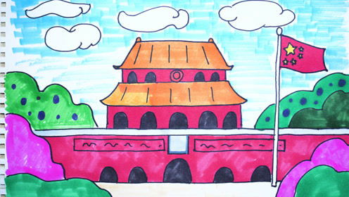 北京天安城门图片画图片