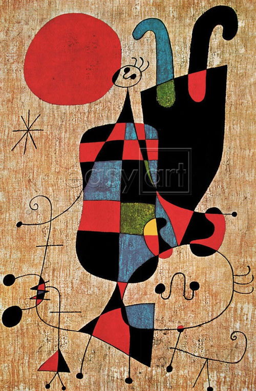 米罗的画(米罗的画简笔画)_竞价网