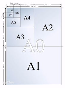 a4和a5纸张实物对比图片