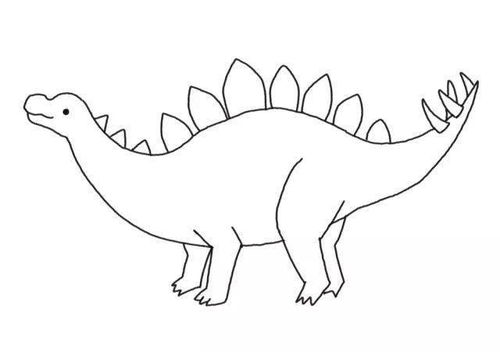 恐龙简笔画大全图片恐龙简笔画大全图片可爱