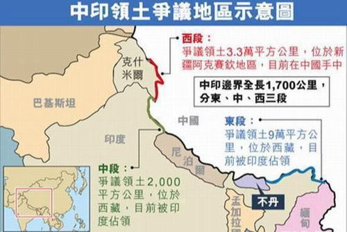 中印边界问题中印边界问题的现状
