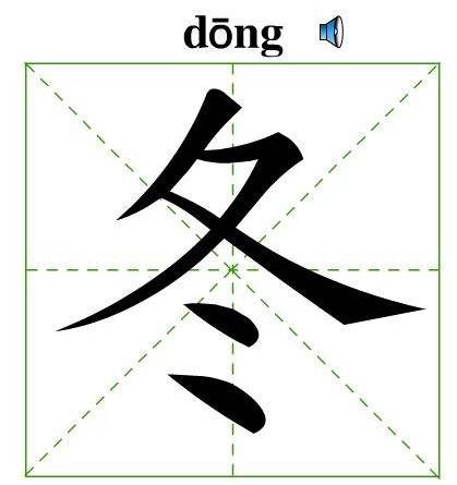 冬字的偏旁冬字的偏旁是折文还是反文