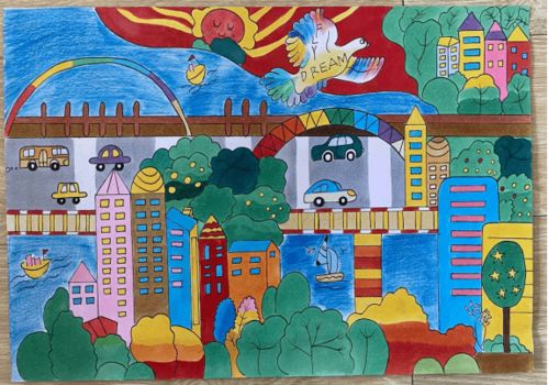 美丽家乡绘画作品(美丽家乡绘画作品 儿童)_竞价网