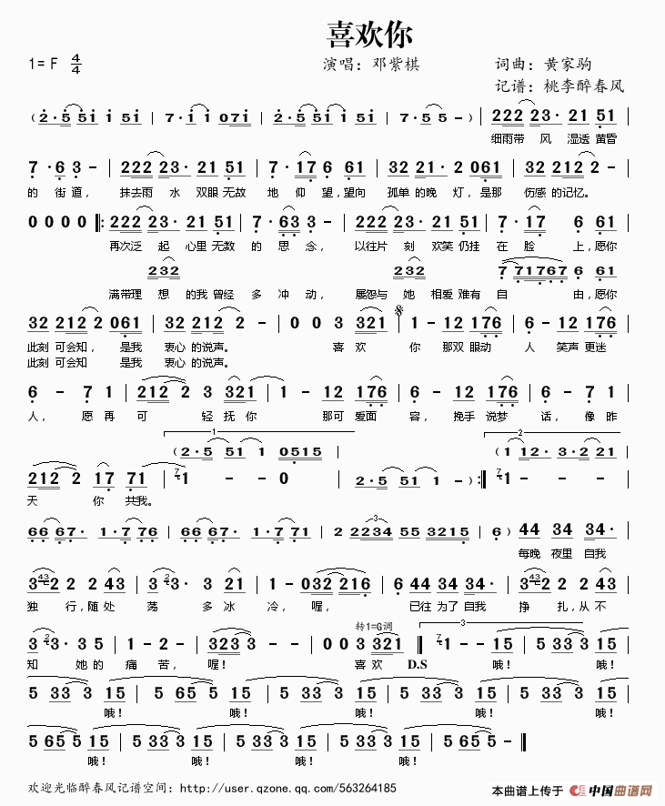 歌曲《喜欢你》是由陈洁仪演唱,梁文福作词,作曲,收录在陈洁仪1996年6