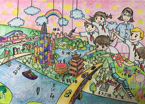 我的家乡绘画怎么画