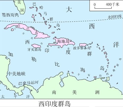 西印度群岛位于西印度群岛位于哪儿