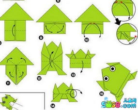 折小青蛙怎么折法手工青蛙的折纸方法