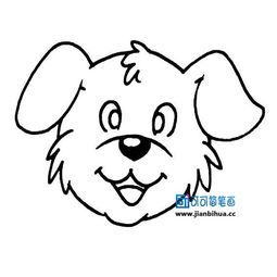 狗头简笔画狗头简笔画可爱