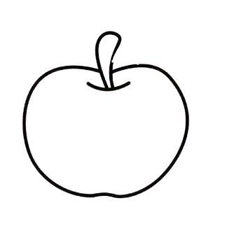 苹果的简笔画苹果的简笔画怎么画