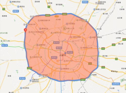 成都限行区域成都限行区域地图