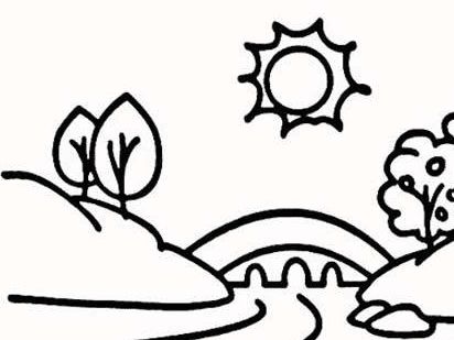 春天的景色简笔画春天的景色简笔画简单又漂亮