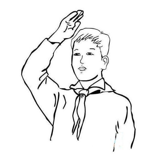 红领巾简笔画红领巾简笔画少先队员