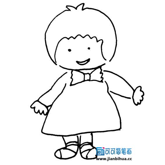 儿童人物简笔画(儿童人物简笔画男孩女孩)_竞价网