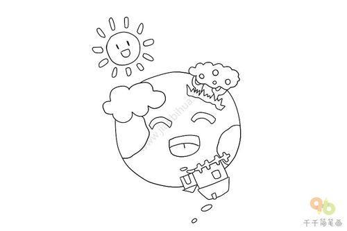 保护环境简笔画保护环境简笔画儿童画