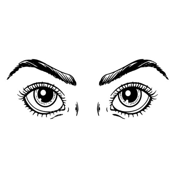 简笔画眼睛简笔画眼睛简单又漂亮