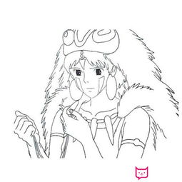 灵公主简笔画灵公主简笔画简单又漂亮