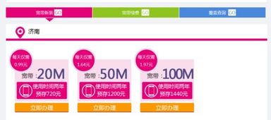 移动宽带一年多少钱