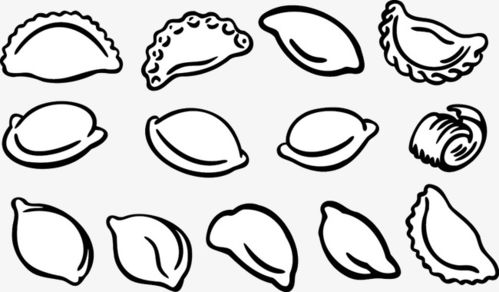 然后用橙色加深饺子的阴影;3,最后用灰色涂盘子,一盘简单好看的饺子就