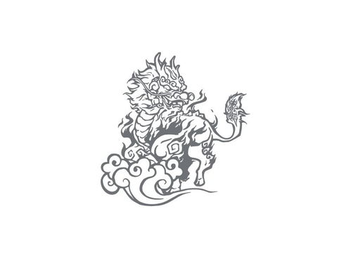 麒麟简笔画麒麟简笔画简单霸气