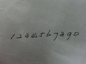 1一9数字好看的写法如下:1, "1"象铅笔,是在日子格中从右上角附近起