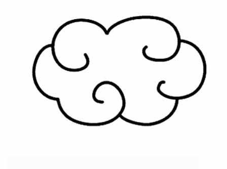 怎么画白云 最好有图片