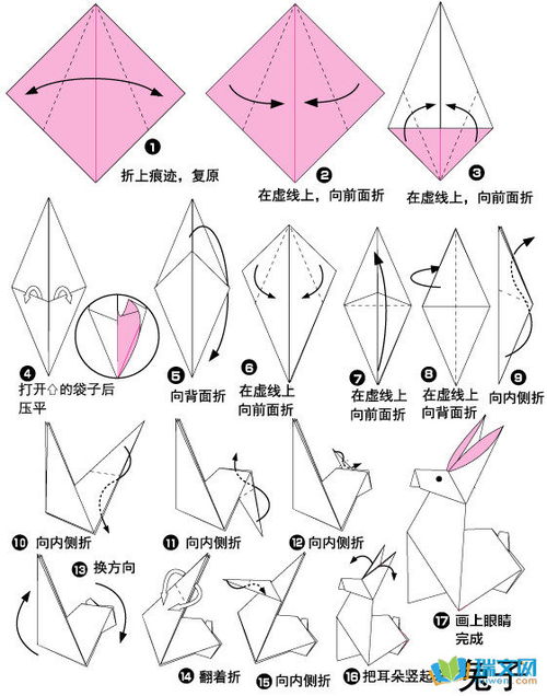 如何折兔子