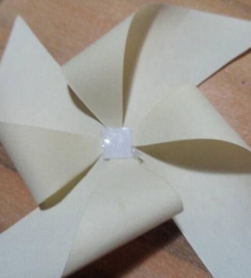 制作风车的过程