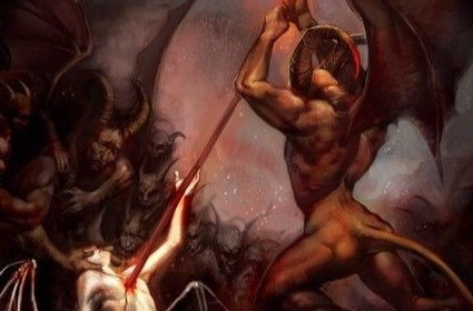 阿撒兹勒的代表物即为山羊(启示录提到的撒旦比较典型的羊头恶魔形象)