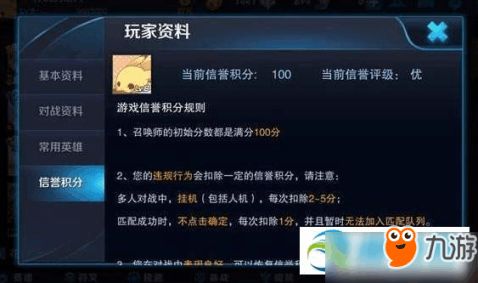 荣耀积分多少分是满分?