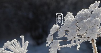 霜降是什么概念