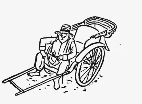 黄包车简笔画黄包车简笔画骆驼祥子