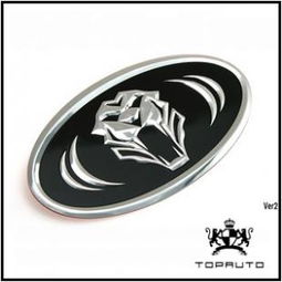 一个豹子的标志是捷豹,捷豹的车标设计来源于一只纵身跳跃的"美洲豹"