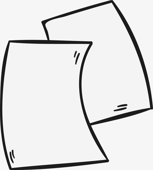 纸张简笔画