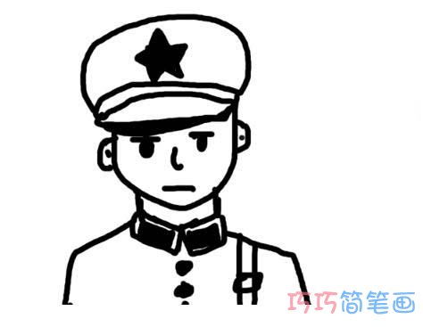 解放军简笔画图片大全(解放军简笔画图片大全加颜色)_竞价网