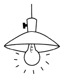 用简笔画画的电灯怎么画