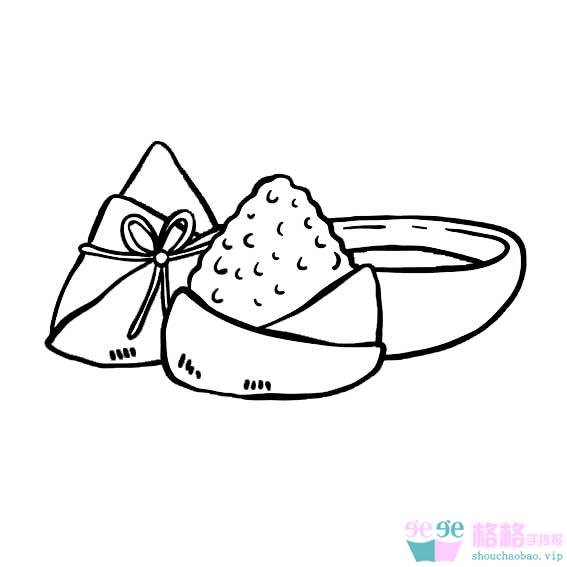 粽子的简笔画粽子的简笔画怎么画