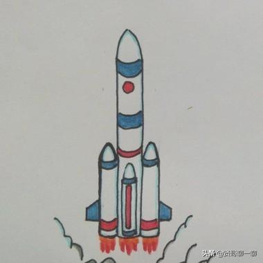 画火箭画火箭一等奖
